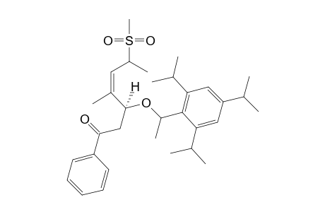 (+/-)-(3RS,4Z,6SR)-4-METHYL-6-(METHYLSULFONYL)-1-PHENYL-3-[(SR)-1-(2,4,6-TRIISOPROPYLPHENYL)-ETHOXY]-HEPT-4-EN-1-ONE