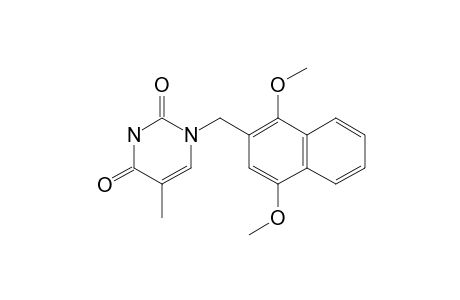 1-[(1,4-DIMETHOXY-NAPHTHALEN-2-YL)-METHYL]-5-METHYL-PYRIMIDINE-2,4(1H,3H)-DIONE