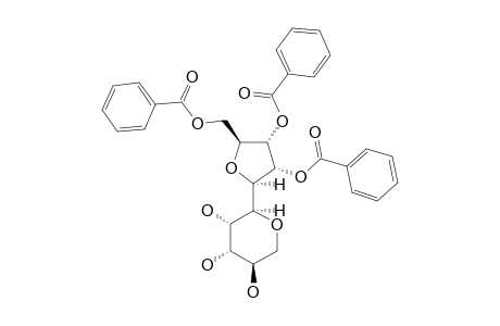 (3S,4R,5R)-3,4,5-TRIHYDROXY-(6R)-6-(2,3,5-TRI-O-BENZOYL-BETA-D-RIBOFURANOSYL)-TETRAHYDROPYRAN