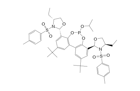 #9G;2,10-DI-TERT.-BUTYL-4,8-BIS-[(2R,4R)-4-ETHYL-3-(4-METHYLBENZENESULFONYL)-1,3-OXAZOLIDINYL]-2-ISOPROPOXY-DIBENZO-[D,F]-[1,3,2]-DIOXAPHOSPHEPINE