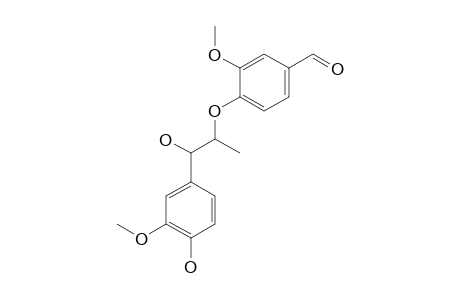 PERSEAL-A;ERYTHRO-1-(4-HYDROXY-3-METHOXYPHENYL)-2-(4-FORMYL-2-METHOXYPHENOXY)-PROPAN-1-OL