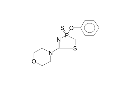 5-MORPHOLINO-2-THIOXO-2-PHENOXY-1-AZA-4-THIA-2-PHOSPHOL-1-INE