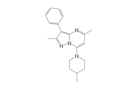 2,5-dimethyl-7-(4-methyl-1-piperidinyl)-3-phenylpyrazolo[1,5-a]pyrimidine