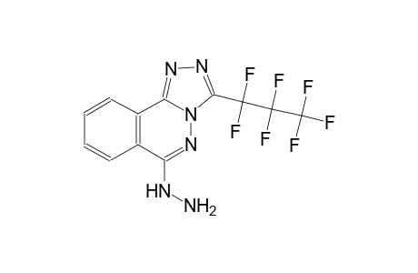 1,2,4-Triazolo[3,4-a]phthalazine-7-hydrazine, 3-(1,1,2,2,3,3,3-heptafluoropropyl)-