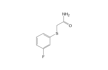 2-[(m-FLUOROPHENYL)THIO]ACETAMIDE