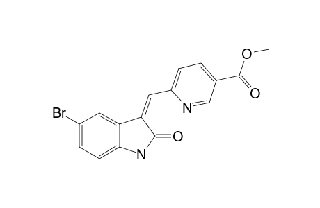 (E/Z)-ALPHA-(5-BROMO-ISATINYILIDENE-2-METHYL-(5-CARBOMETHOXY)-PYRIDINE