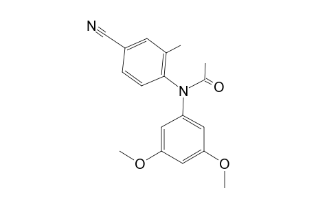 N-(4-cyano-2-methyl-phenyl)-N-(3,5-dimethoxyphenyl)acetamide