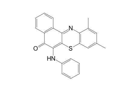 6-anilino-9,11-dimethyl-5H-benzo[a]phenothiazin-5-one