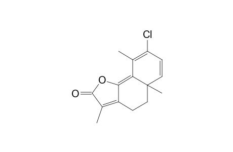 3-Chloro-eudesma-1,3,5,7(11)-tetraen-6,12-olide