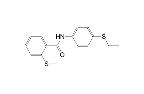 benzamide, N-[4-(ethylthio)phenyl]-2-(methylthio)-