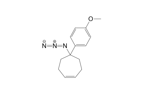 1-Azido-1-(4-methoxyphenyl)cyclohept-4-ene