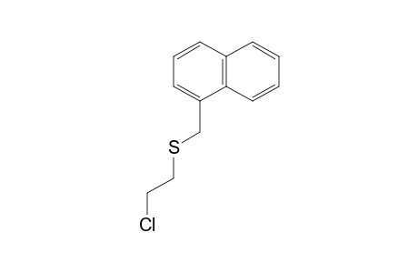 1-{[(2-Chloroethyl)sulfanyl]methyl}naphthalene