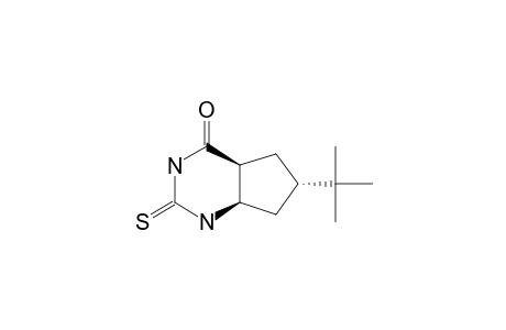 (4AR*,6R*,7AS*)-6-TERT.-BUTYL-2-THIOXO-1,2,3,4A,5,6,7,7A-OCTAHYDROCYCLOPENTA-[D]-PYRIMIDIN-4-ONE