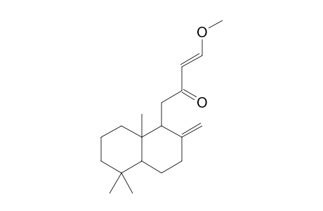 14-METHOXY-15,16-DINOR-5-ALPHA-H,9-ALPHA-H-LABDA-13-(E),8-(17)-DIEN-12-ONE