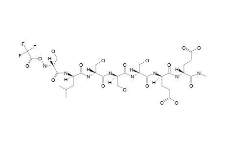 SERYLLEUCYLSERYLSERYLSERYLGLUTAM-1-YLGLUTAMIC-1-METHYLAMID-TRIFLUOROACETATE