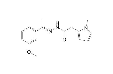 1H-pyrrole-2-acetic acid, 1-methyl-, 2-[(E)-1-(3-methoxyphenyl)ethylidene]hydrazide