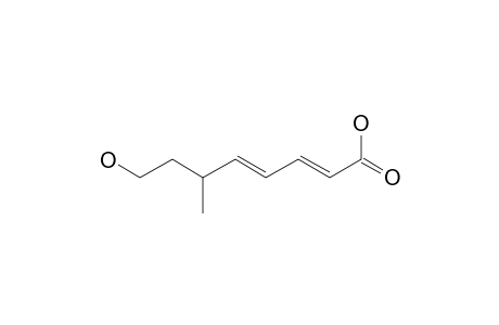 DENDRYPHIELLIC-ACID-B;(6R*,2E,4E)-8-HYDROXY-6-METHYLOCTA-2,4-DIENOIC-ACID