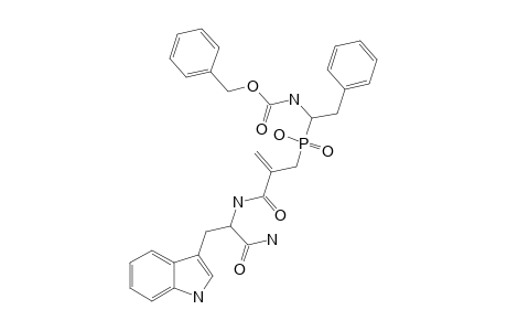 [(R)-(S)]-2-[(1'-(N-BENZYLOXYCARBONYL)-AMINO-2'-PHENYLETHYL)-HYDROXYPHOSPHINYL]-METHYL-PROP-2-ENOYL-(L)-TRYPTOPHANYLAMIDE