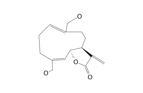 GERMACRA-1(10),E,4Z,11,(13)-TRIEN-12,6-A-OLIDE-14,15-DIHYDROXY