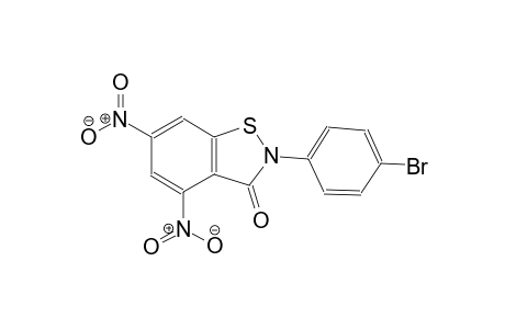 2-(4-bromophenyl)-4,6-dinitro-1,2-benzisothiazol-3(2H)-one