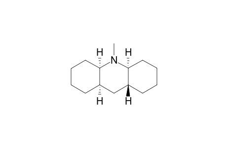 (4A-ALPHA,8A-ALPHA,9A-BETA,10A-ALPHA)-TETRADECAHYDRO-10-METHYLACRIDINE