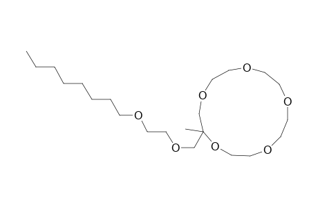 2-Methyl-2-[[2-(octyloxy)ethoxy]methyl]-15-crown-5