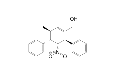 (3S,4S,5R,6R)-3-Methyl-5-nitro-4,6-diphenylcyclo-hex-1-enylmethanol