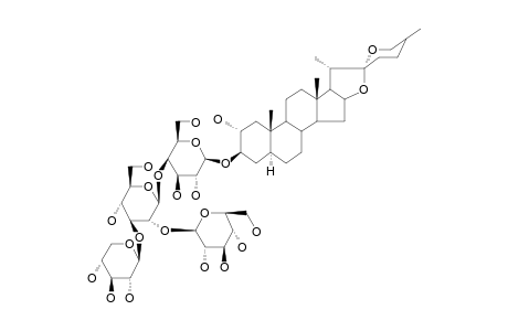 (25S)-NEOGITOGENIN_3-O-BETA-GLUCOPYRANOSYL-(1->2)-[BETA-XYLOPYRANOSYL-(1->3)]-BETA-GLUCOPYRANOSYL-(1->4)-BETA-GALACTOPYRANOSIDE