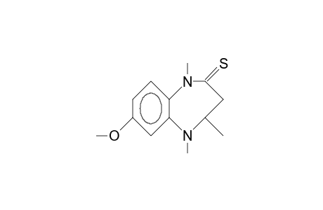 7-Methoxy-1,4,5-trimethyl-1,3,4,5-tetrahydro-2H-1,5-benzodiazepine-2-thione