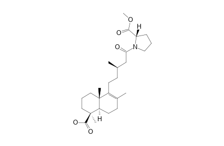 LABD-8(9)-EN-15,19-DIOIC-ACID-15-PROLYL-METHYLESTER-AMIDE