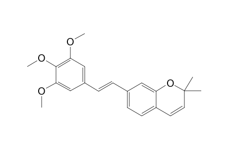 3,4,5-TRIMETHOXY-6'',6''-DIMETHYLPYRAN-[2'',3'':3',4']-STILBENE