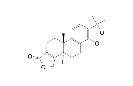 TRIPTOBENZENE-E;18-(4->3)-ABEO-14,15-DIHYDROXY-ABIETA-3,8,11,13-TETRAENE-18,19-OLIDE