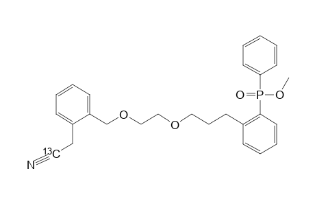 ORTHO-(3-(2'-((ORTHO'-CYANO-[(13)-CN]-METHYL)-PHENYL)-METHOXY)-ETHOXYLPROPYL)-PHENYL-PHENYL-METHYL-PHOSPHINATE