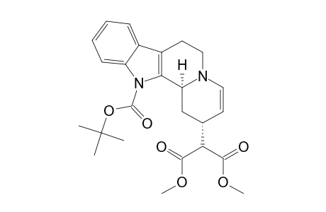 DIMETHYL-MALONYL-SUBSTITUTED-NA-BOC-INDOLO-[2,3-A]-QUINOLIZINE