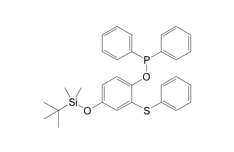 [4-(tert-Butyldimethylsilyloxy)-2-phenylsulfanylphenoxy]diphenylphosphane