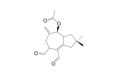 [8S-(5-ETA,8-BETA,8A-BETA)]-8-ACETOXY-1,2,3,5,6,7,8,8A-OCTAHYDRO-2,2-DIMETHYL-7-METHYLENE-4,5-AZULENE-DICARBOXALDEHYDE