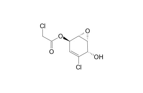 (1S,2R,5S,6R)-4-chloro-5-hydroxy-7-oxabicyclo[4.1.0]hept-3-en-2-yl 2-chloroacetate