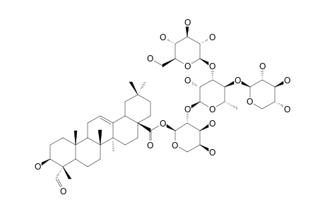 28-O-[GLUCOPYRANOSYL-(1->3)-[XYLOPYRANOSYL-(1->4)]-RHAMNOPYRANOSYL-(1->2)-ARABINOPYRANOSYL]-GYPSOGENIN-ESTER