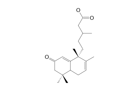 CHARRUOIC-ACID;2-OXO-ENT-HALIMAN-1(10),7-DIEN-15-OIC-ACID