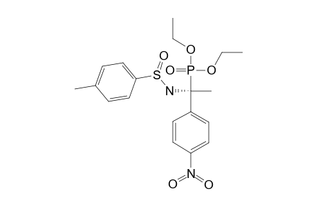 (S(S),R)-(-)-O,O-DIETHYL-N-(PARA-TOLUENESULFINYL)-2-AMINO-2-(PARA-NITROPHENYL)-ETHYL-PHOSPHONATE