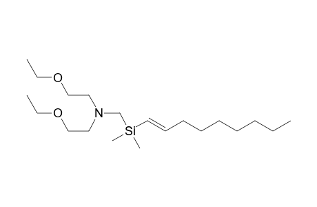 Ethanamine, N-[(dimethyl-1-nonenylsilyl)methyl]-2-ethoxy-N-(2-ethoxyethyl)-, (E)-