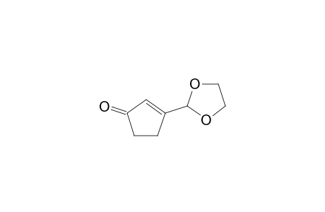 3-(1,3-Dioxolan-2-yl)-2-cyclopentenone