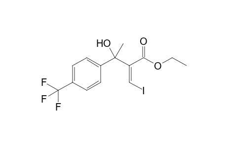 (2Z)-3-hydroxy-2-(iodomethylidene)-3-[4-(trifluoromethyl)phenyl]butanoic acid ethyl ester