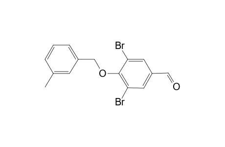 3,5-Dibromo-4-[(3-methylbenzyl)oxy]benzaldehyde