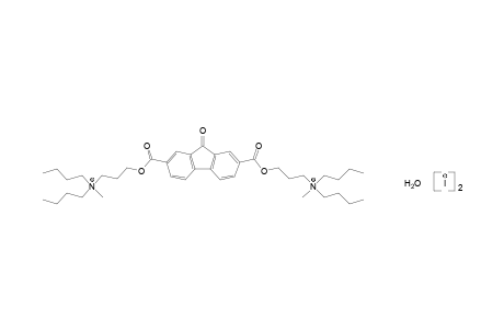 9-oxofluorene-2,7-dicarboxylic acid, bis[3-(dibutylamino)propyl]ester, dimethiodide, monohydrate