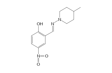 2-[N-(4-METHYLPIPERIDINO)FORMIMIDOYL]-4-NITROPHENOL