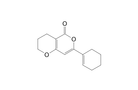 7-(1-CYCLOHEXEN-1-YL)-3,4-DIHYDRO-2H,5H-PYRANO-[4,3-B]-PYRAN-5-ONE