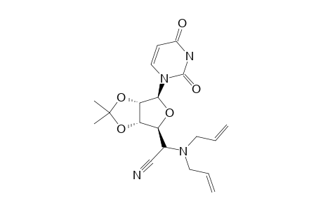 S-2',3'-O-ISOPROPYLIDENE-5'-CYANO-5'-N-DIALLYL-5'-DEOXYURIDINE