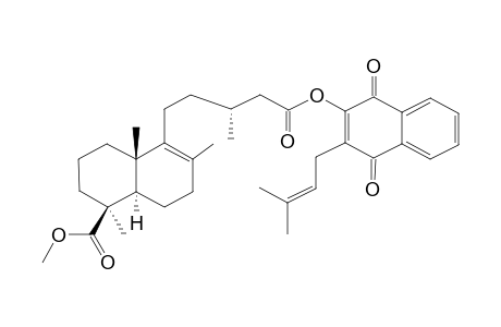 LAPACHOYL-DELTA-8-(9)-JUNICEDRATE-METHYLESTER