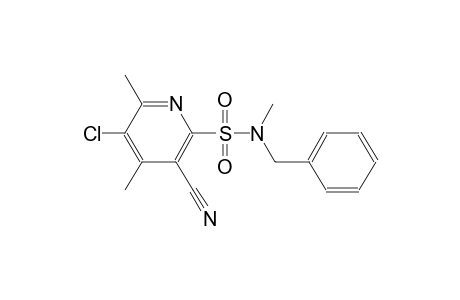 2-pyridinesulfonamide, 5-chloro-3-cyano-N,4,6-trimethyl-N-(phenylmethyl)-